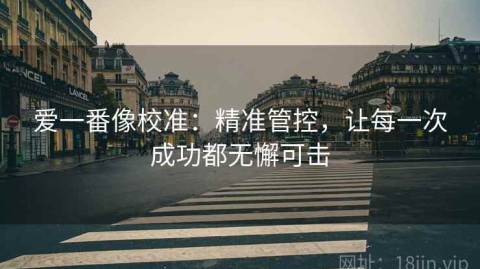 爱一番像校准：精准管控，让每一次成功都无懈可击